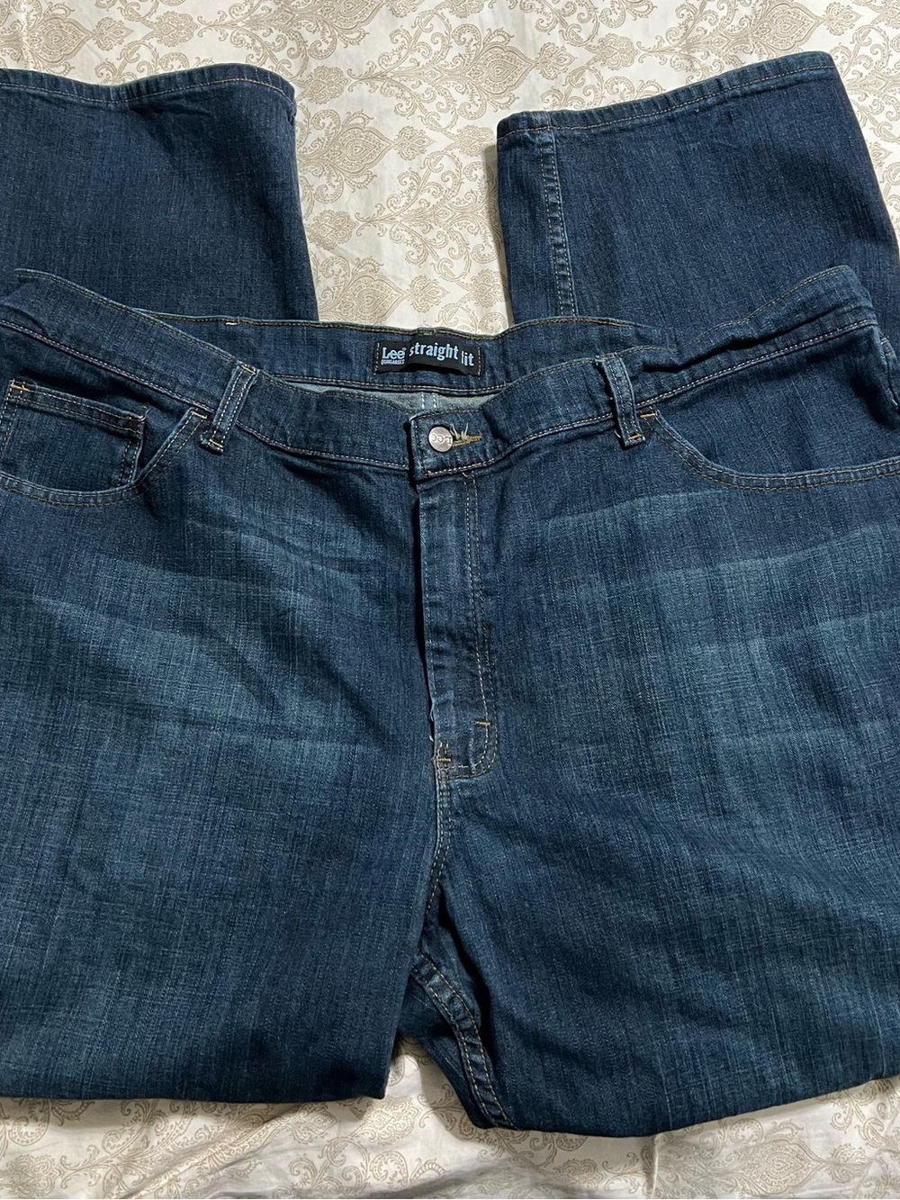 Lee Men's Straight Jeans in Dark Indigo